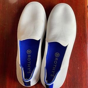 White Rothys Slip On Sneakers